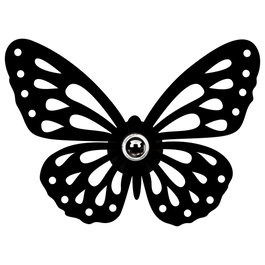 Opviq W-045 Lámpara de pared negra